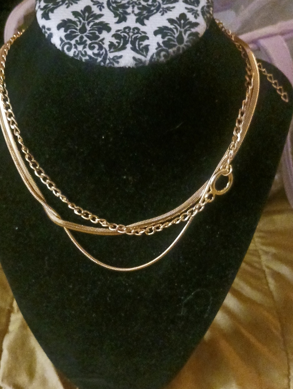 Gold Multi-Chain Layered Necklace - Women Jewelry